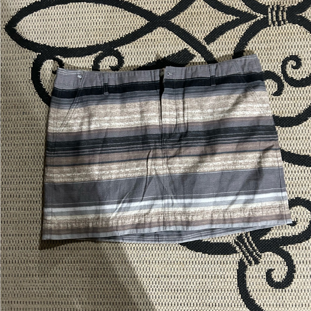 Striped Pencil Skirt